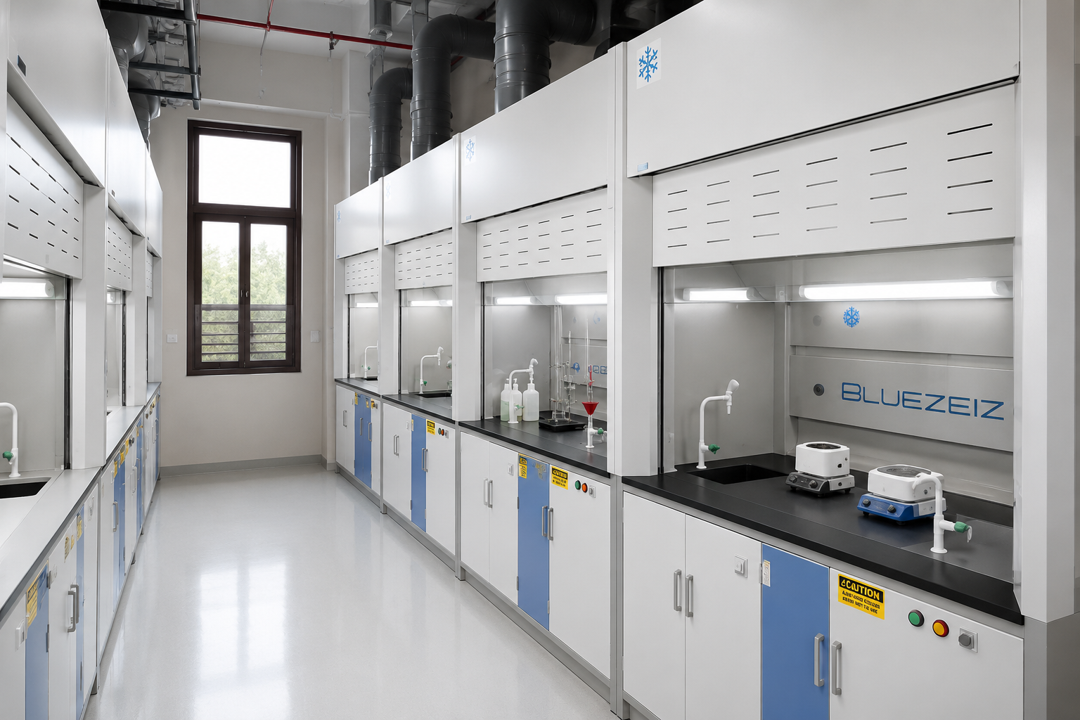 Tủ hút khí độc vật liệu phenolic, 1,8m - Ảnh 3